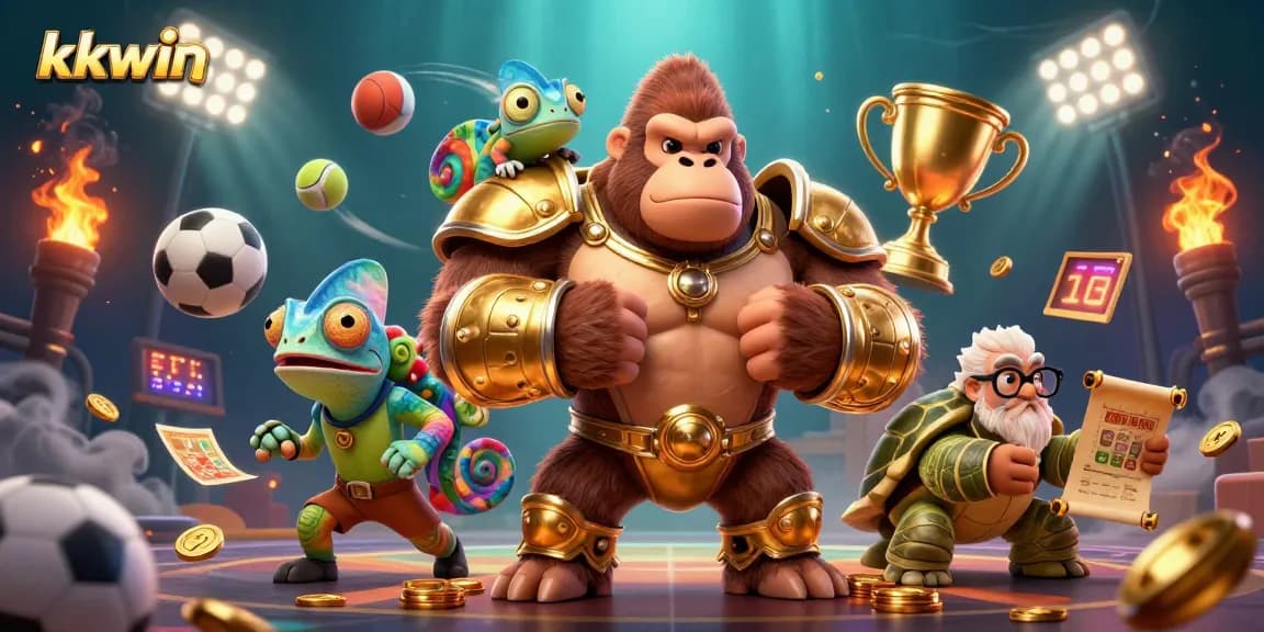 Engage with kkwin's exciting features in a vibrant 3D casino world filled with action and strategy.