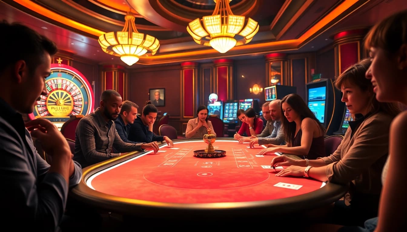 Experience high-stakes poker excitement at vaoluoitv com with thrilling casino gameplay.