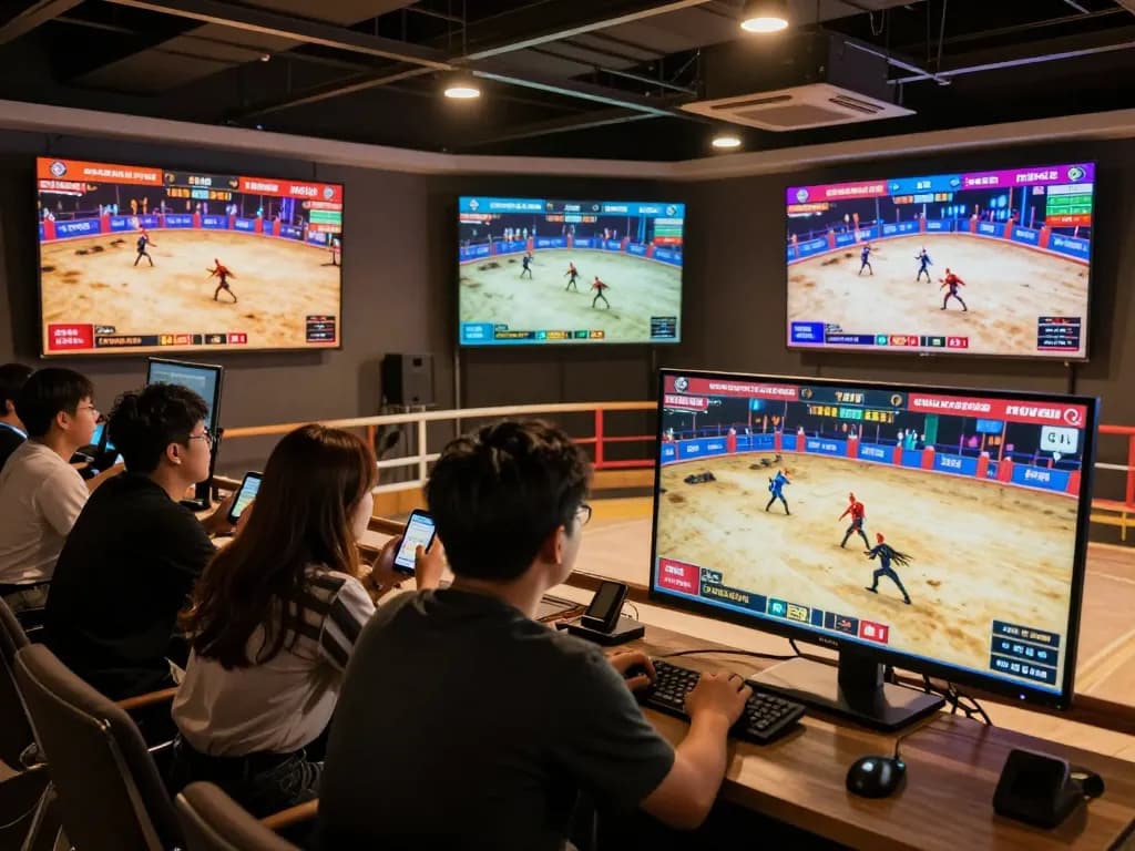 Exciting virtual cockfighting scene showcasing đá gà 88 live matches and energetic audience engagement.