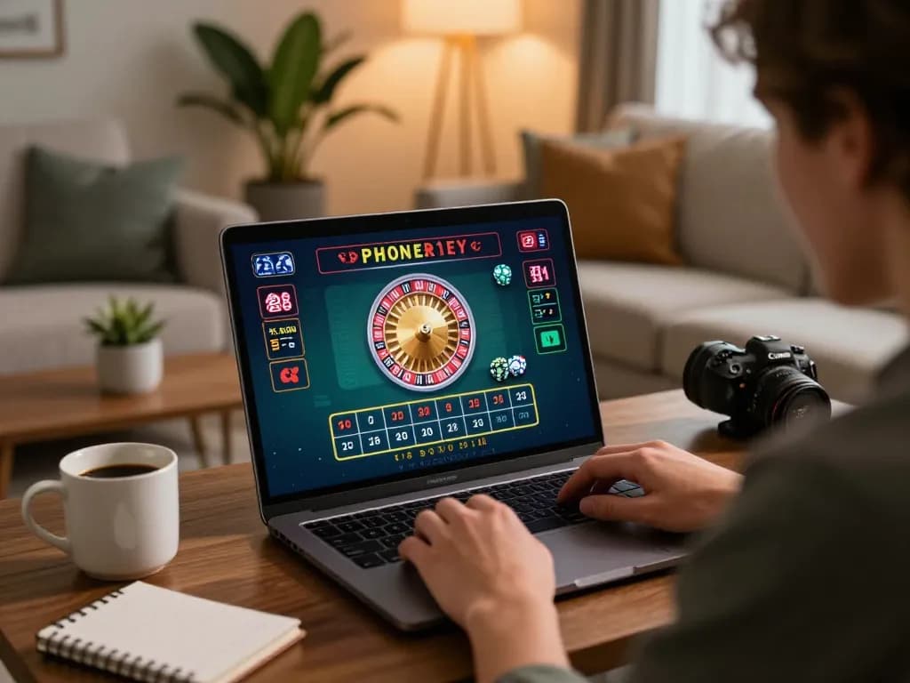 Engage in thrilling online gaming at BL555 with live casino action and a cozy setup