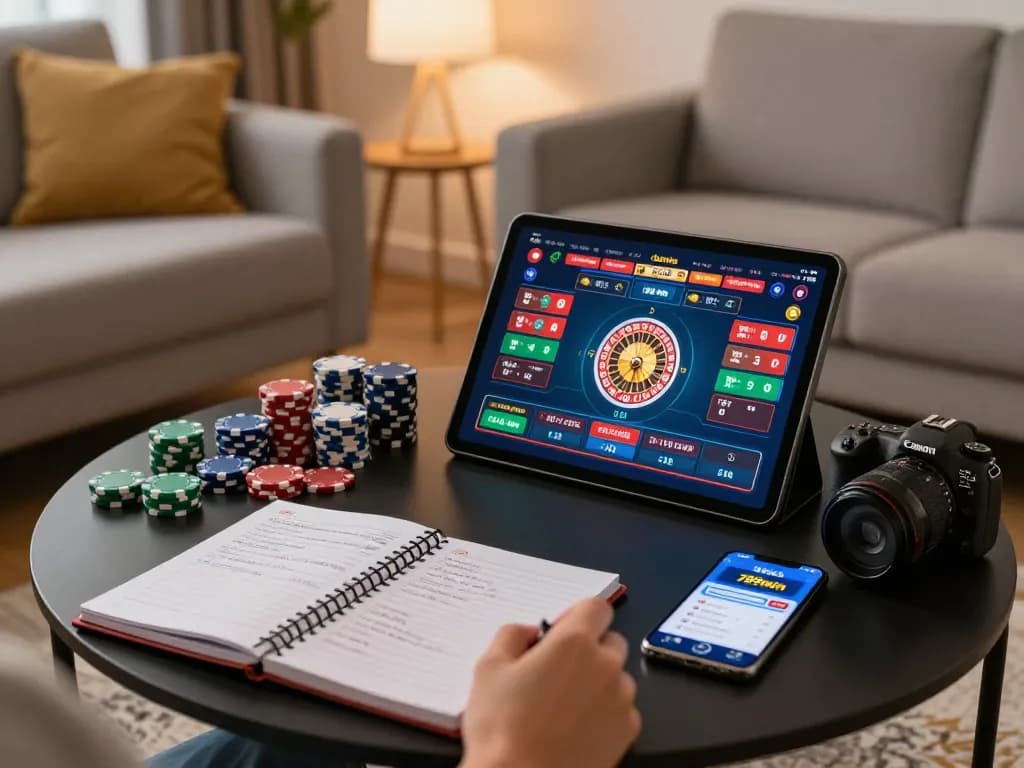 Engaging online gaming with nhà cái 789win on a tablet, showing live roulette gameplay.