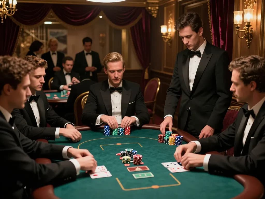 Bet on 89 bet during an upscale poker game, showcasing chips and players in high-stakes ambiance.