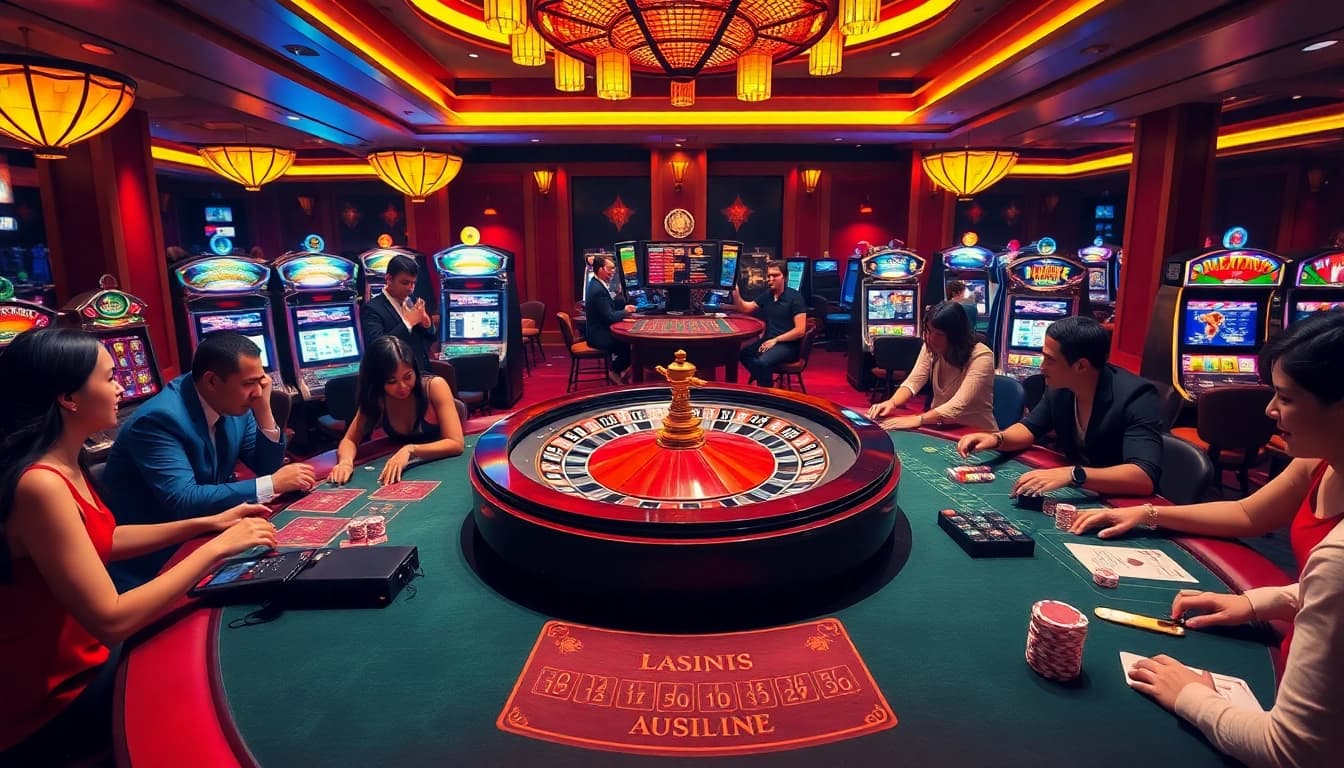 Experience the thrill of eejl33 com with vibrant casino tables and exciting gameplay snapshots.