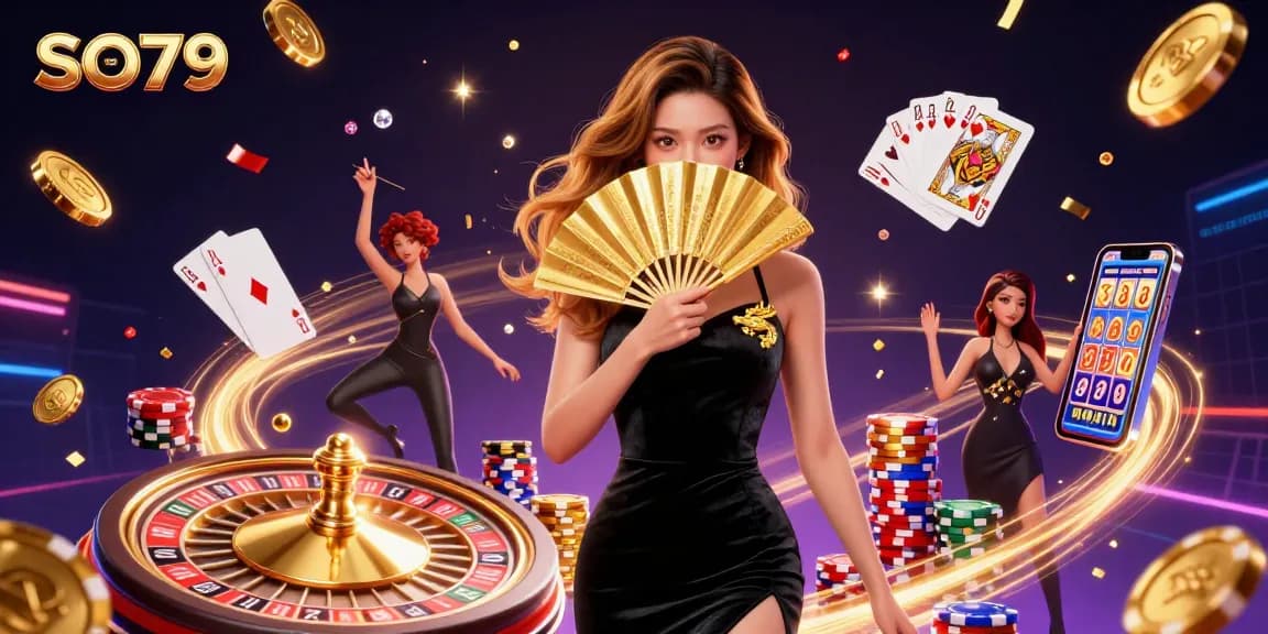 Engage in thrilling gameplay and winnings at SO79 with luxurious casino elements and dynamic visual effects.