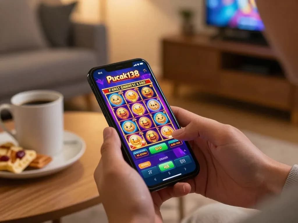 Experience thrilling slot gameplay on Pucuk138 mobile app showcasing vibrant graphics