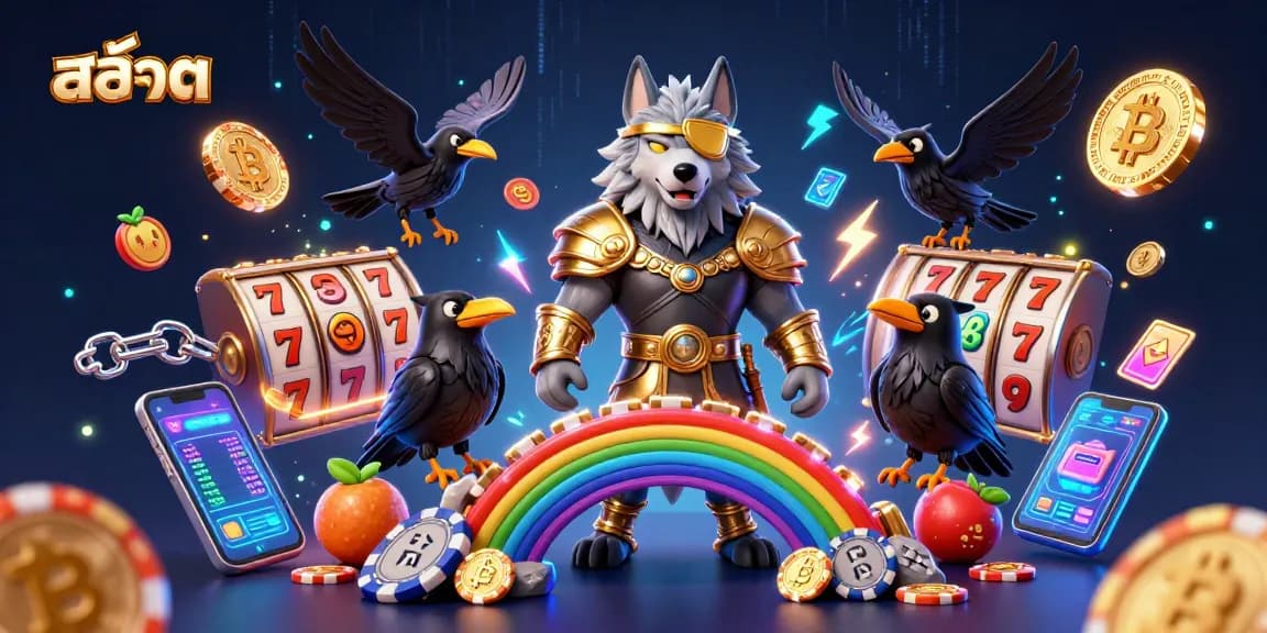 Win at สล็อต games with vibrant 3D Norse mythology elements and thrilling casino symbols