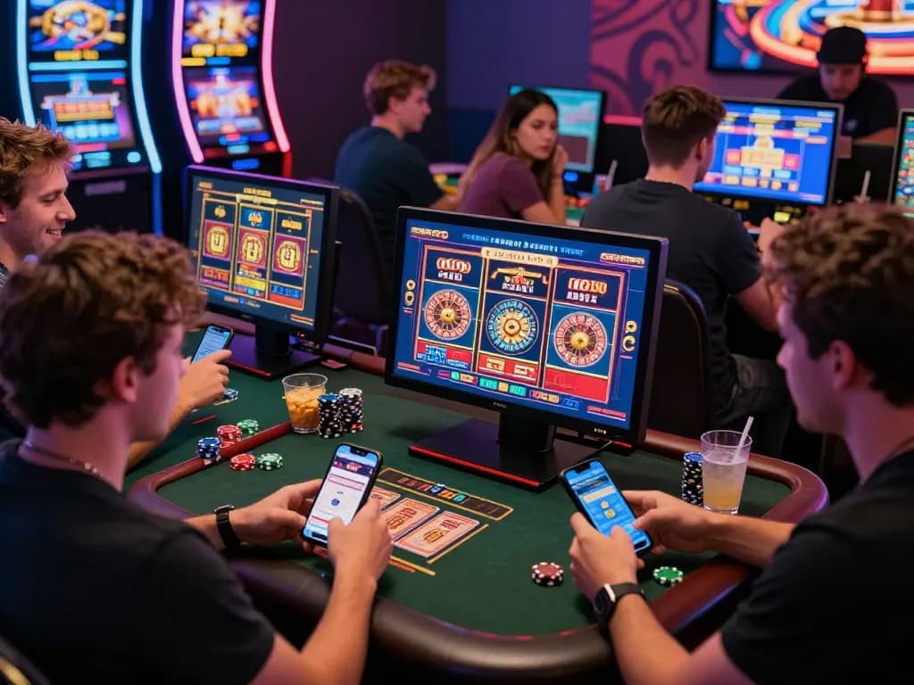 Players enjoying games on the 789club online casino platform in an engaging atmosphere.