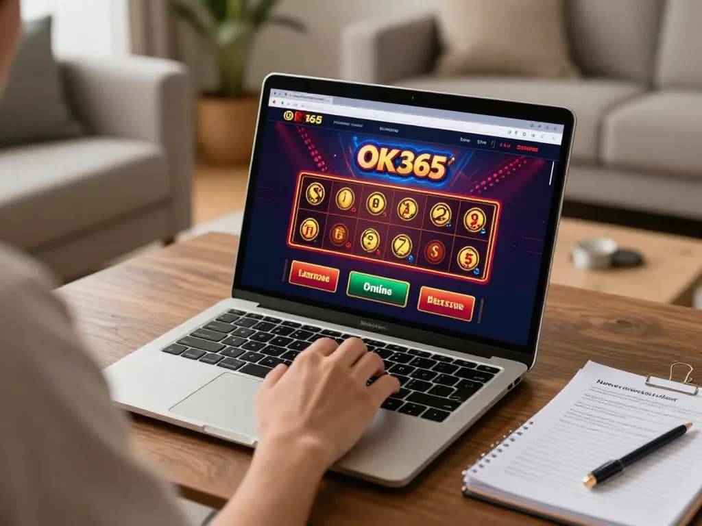 Engaging gaming experience on OK365 as players enjoy online sessions, showing immersive interactions.