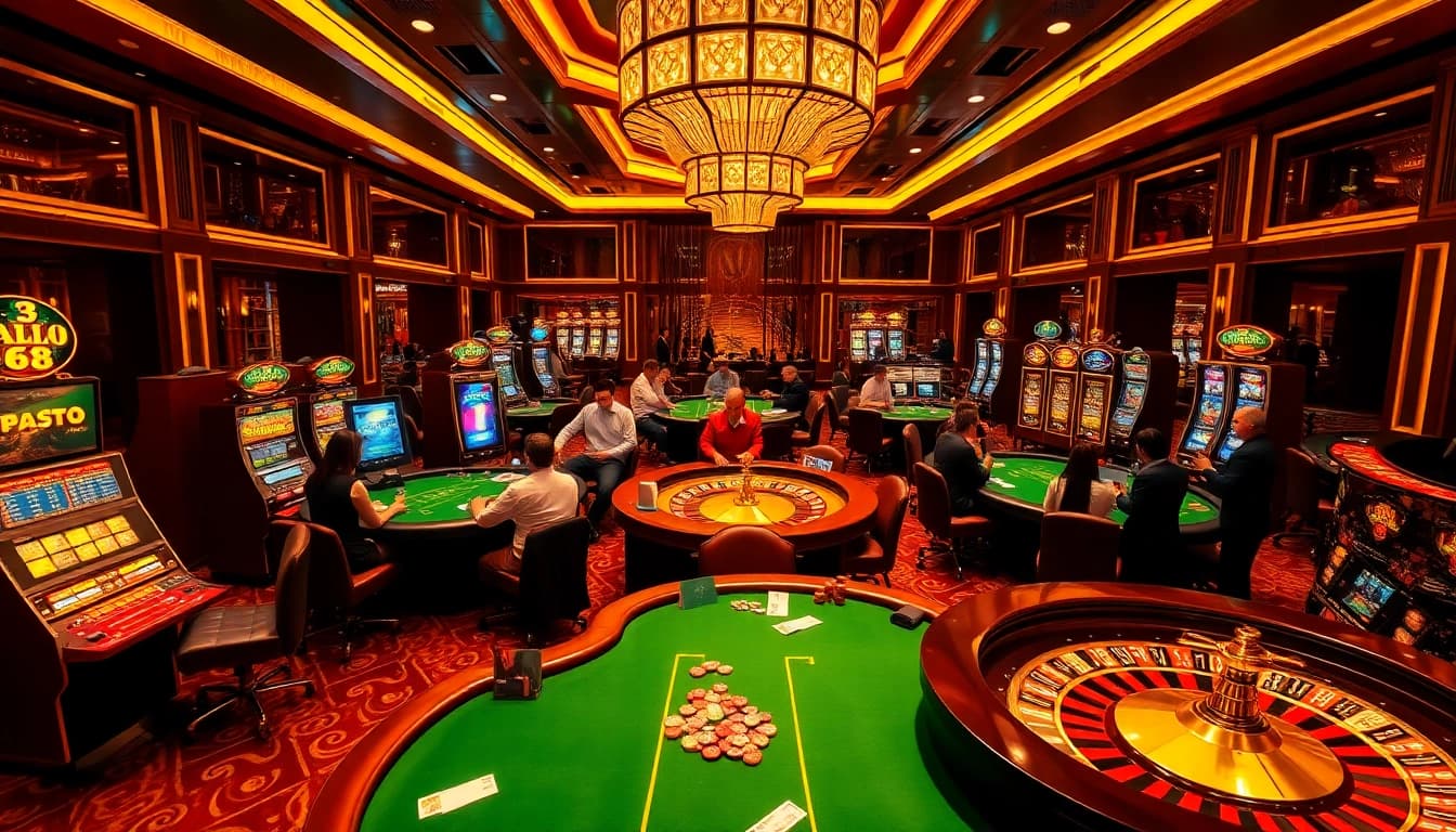 Experience the thrill of u88 with professional poker tables and vibrant casino scenes.