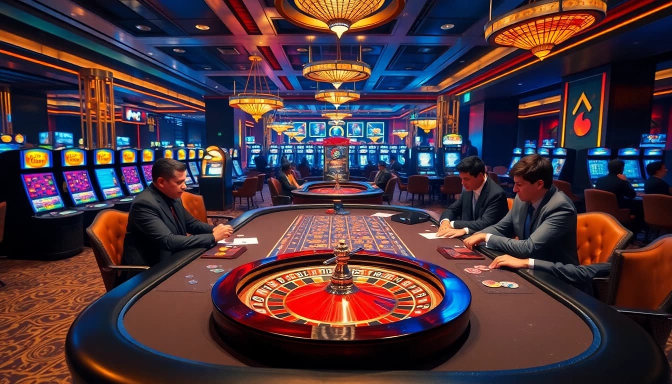Experience the thrill of gambling at https://luongsontv5.com/ with high-stakes poker action and elegant casino ambiance.