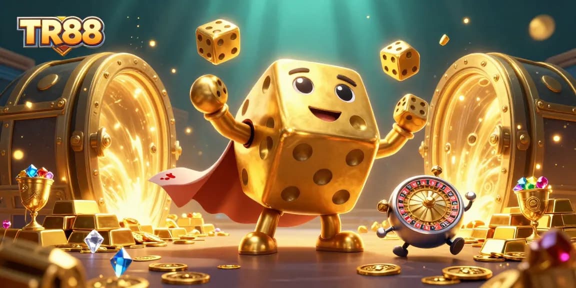 Experience exciting gaming at TR88 with vibrant characters and rich casino elements.