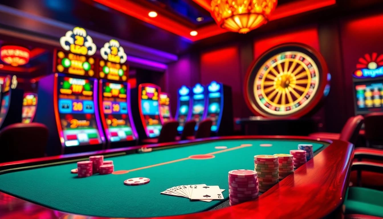 Experience thrilling poker action and casino excitement at lu88 with vibrant gaming elements.