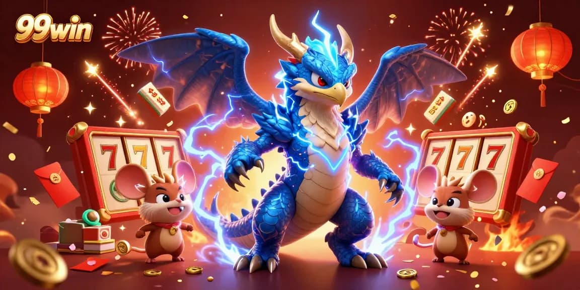 Experience the thrill of winning at 99win with vibrant characters and exciting game elements.