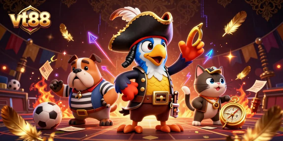 Bet on thrilling sports events with vt88, featuring a dynamic pirate crew in an engaging atmosphere.