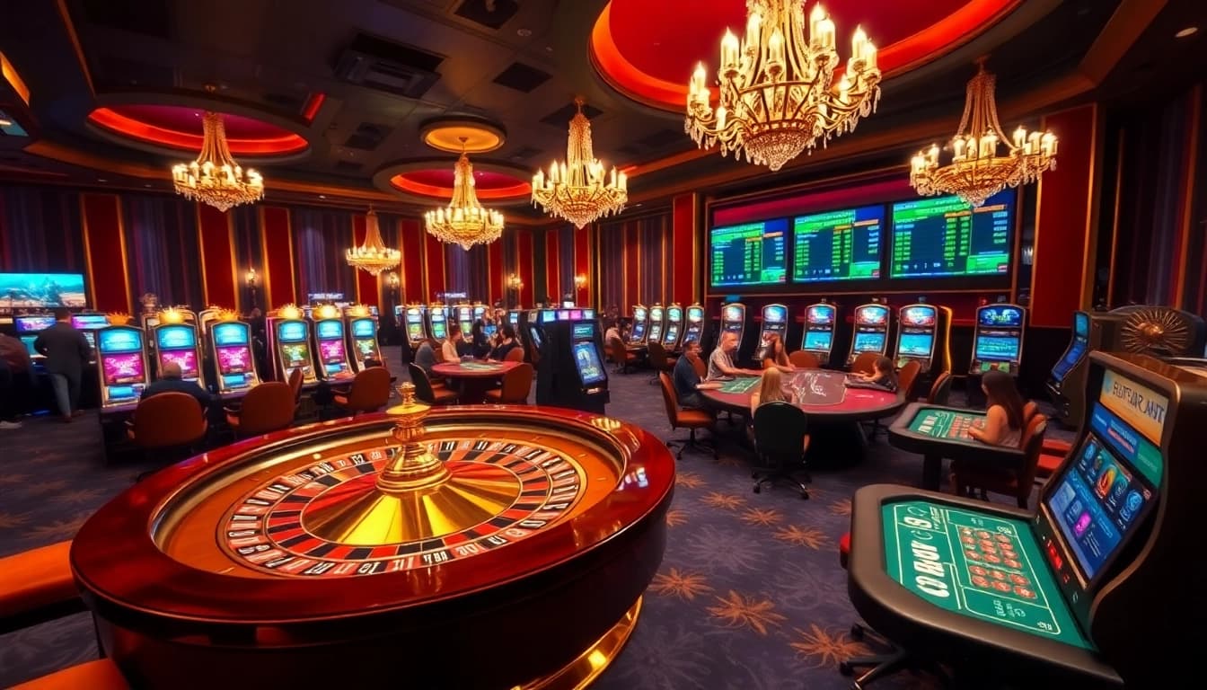 Players place bets at a sophisticated gaming table in the luxurious ambiance of https://xx88.boats/ casino.