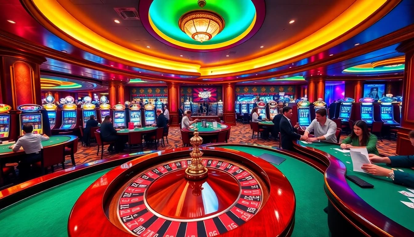 Excited players engage at the roulette table at https://32wingroup.com/, showcasing the thrill of gambling.