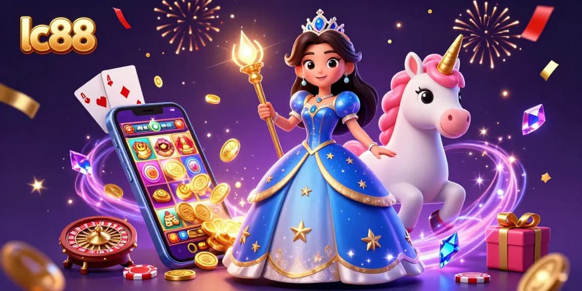 Spin the reels and experience the thrill of lc88 with vibrant casino elements scattered throughout.