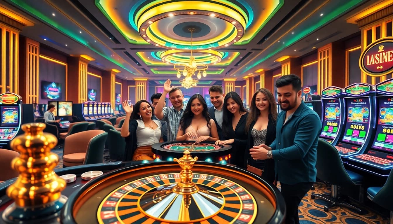 Engaging gameplay at https://zx88.live/ inside a lavish online casino setting.