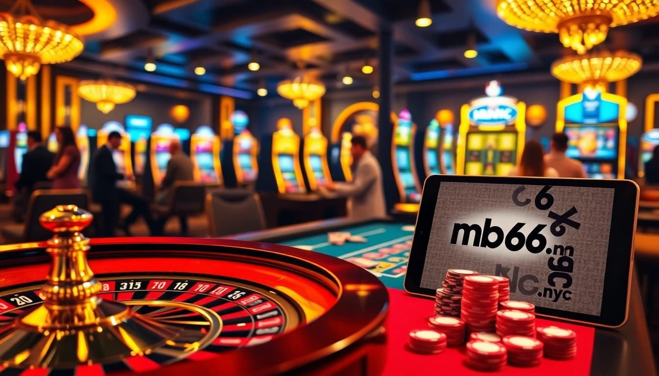Excited players at mb66.nyc casino tables experiencing thrilling games.