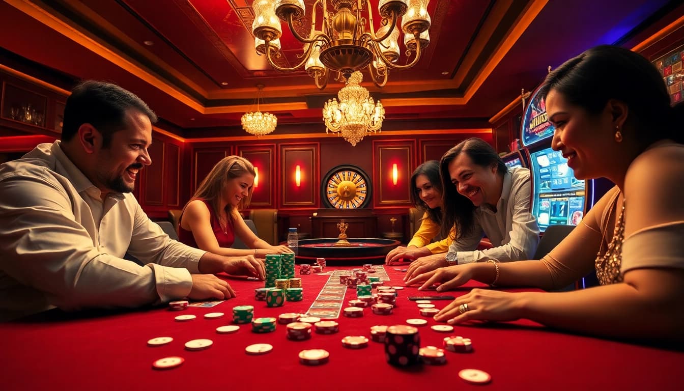 Engage in thrilling casino gaming at say88 with vibrant tables and captivating slot machines.