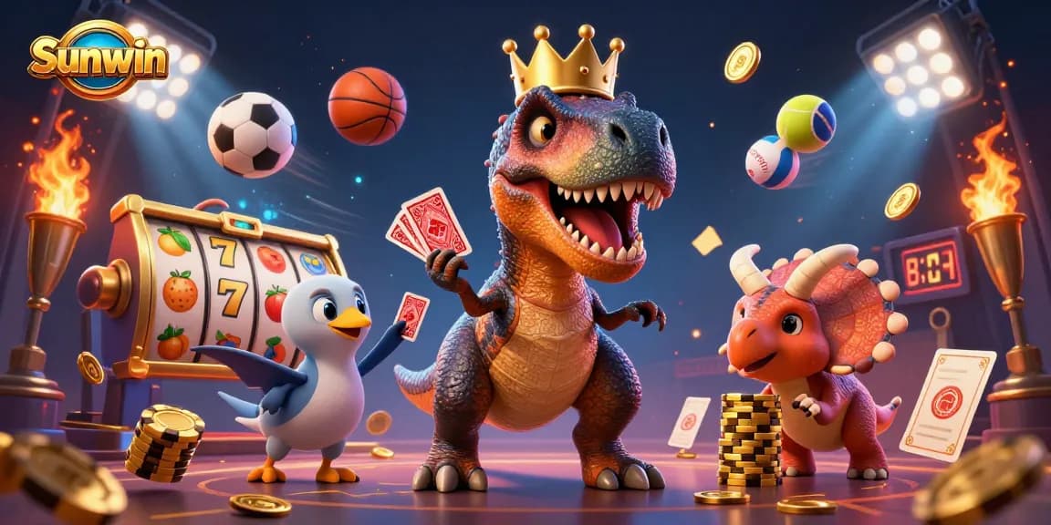 Win big with Sunwin while enjoying 3D slots and vibrant casino games featuring dynamic characters.