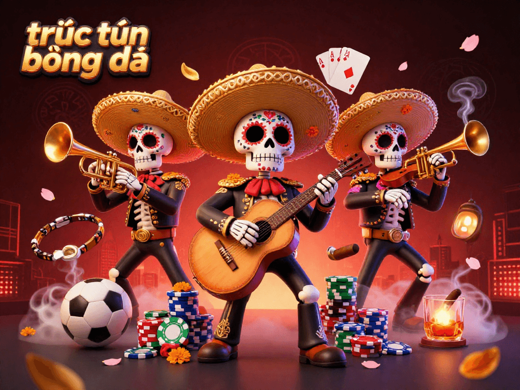 Experience trực tiếp bóng đá with vibrant sports betting action and lively characters in this engaging 3D illustration.