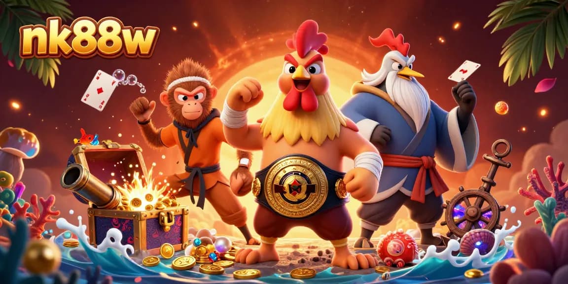 Experience thrilling adventures at nk88w with dynamic characters, treasure, and casino action!