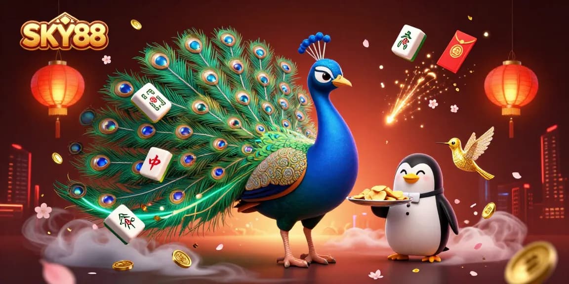 Engage in exciting gameplay at SKY88 with stunning visuals of a dynamic casino scene.