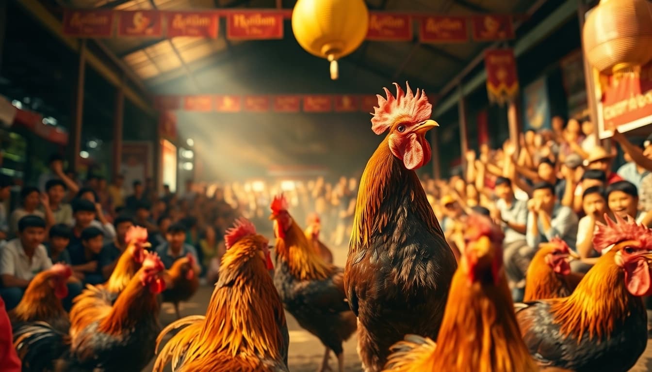 DAGA live chicken fighting event showcasing thrilling action and crowd engagement at dagawin.live.