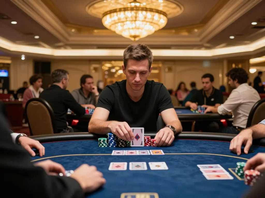 Experience thrilling poker gameplay at Go 88, with professional players and high-stakes action.
