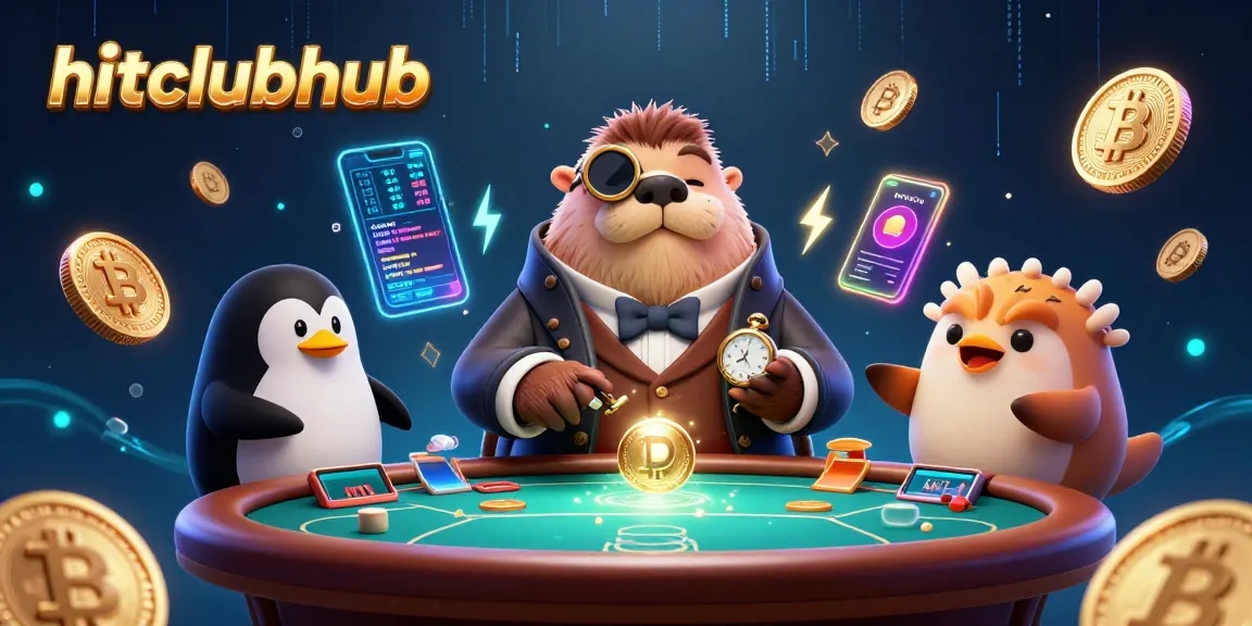 Engage in lively poker games with hitclubhub's exciting underwater scene featuring a walrus and unique characters.