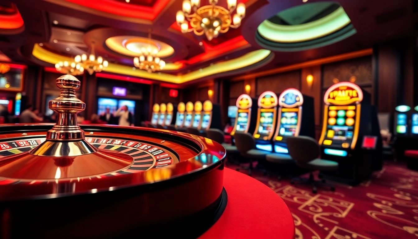 Experience thrilling games at https://mm88.agency/ with vibrant roulette wheels and lively players.