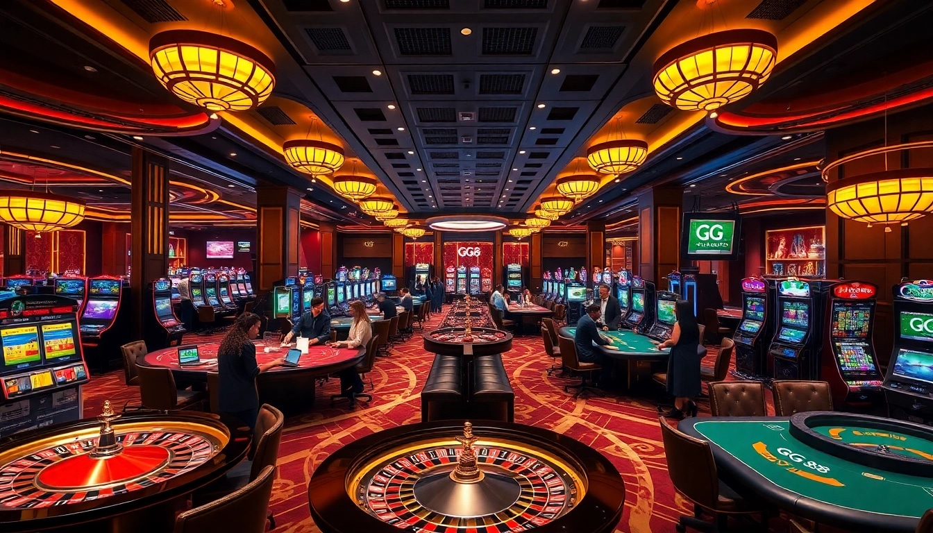 Experience the thrill of casino gaming at GG 88 with luxurious tables and exciting slot machines.