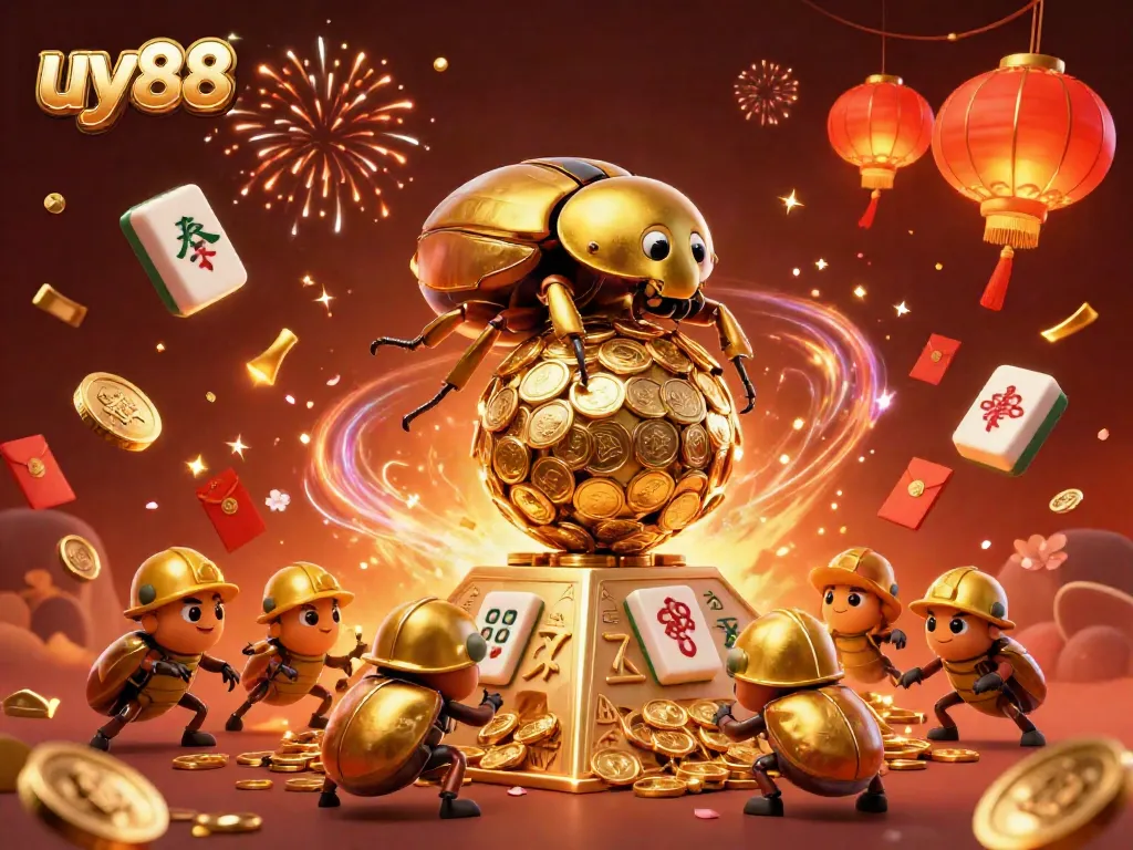 Experience excitement at uy88 with a dynamic casino scene showcasing vibrant game elements.