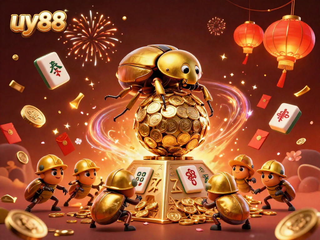 Experience excitement at uy88 with a dynamic casino scene showcasing vibrant game elements.