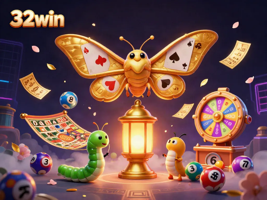 Engage with 32win through colorful lottery scenes featuring dynamic game elements.