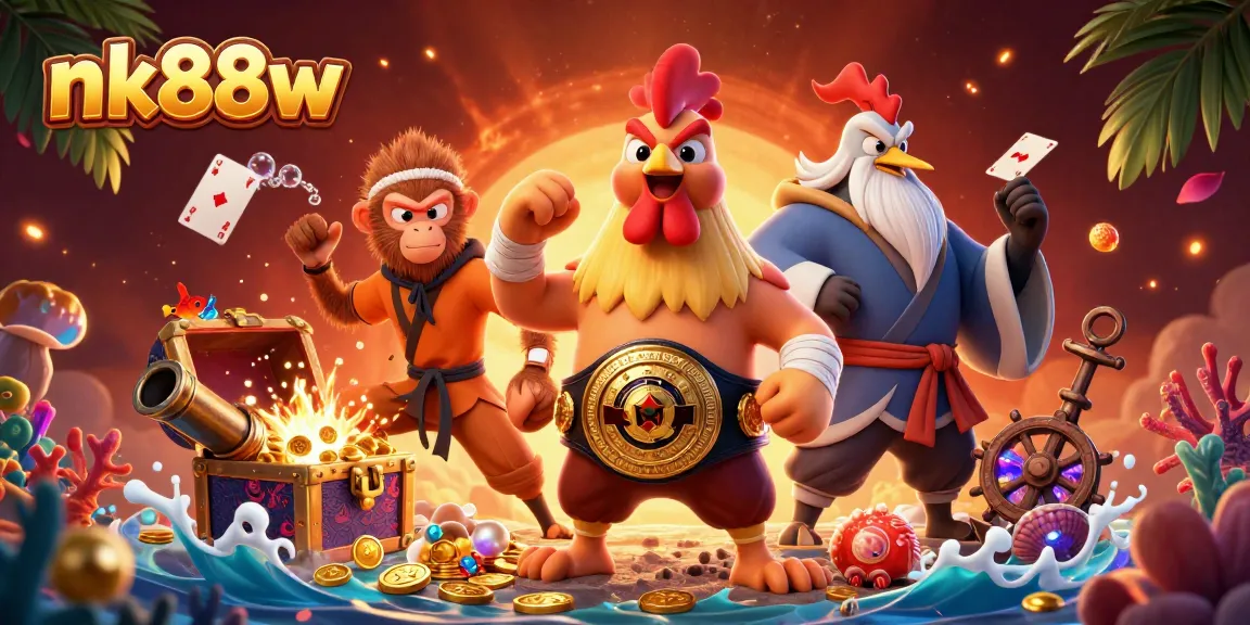 Experience thrilling adventures at nk88w with dynamic characters, treasure, and casino action!